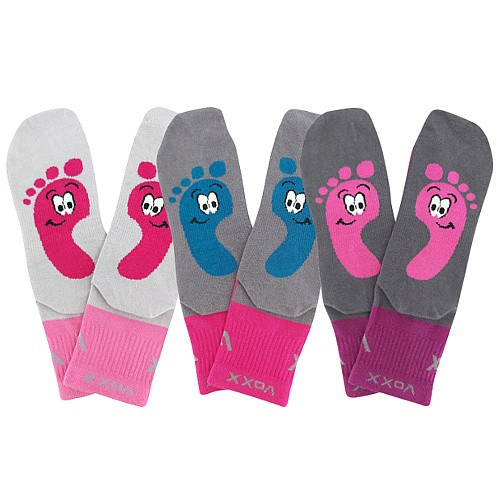 BAREFOOTIK dětské sportovní barefootové ponožky VoXX 25-29 mix - HOLKA