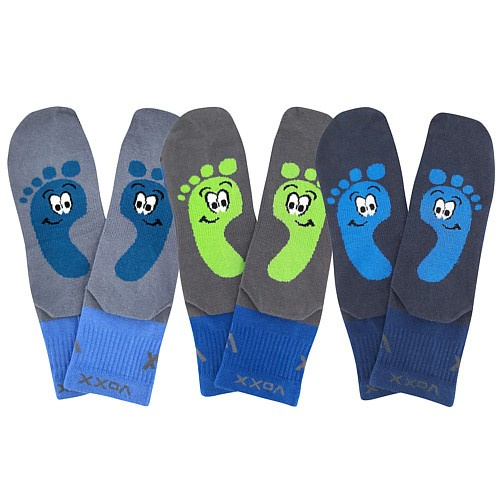 BAREFOOTIK dětské sportovní barefootové ponožky VoXX 35-38 mix - CHLAPEC