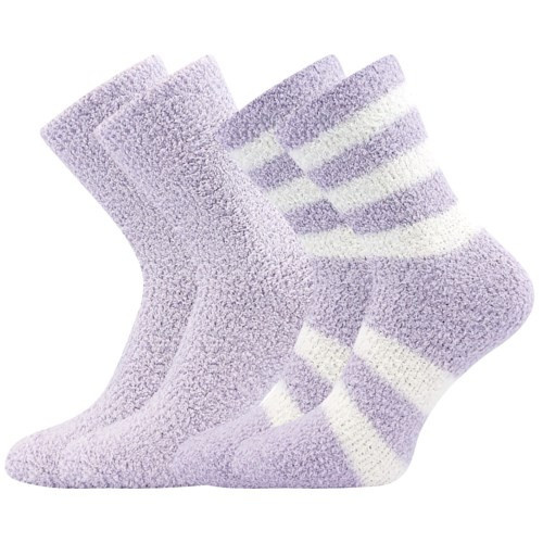 2PACK ponožky Boma domácí fialové (Světlana lila) S