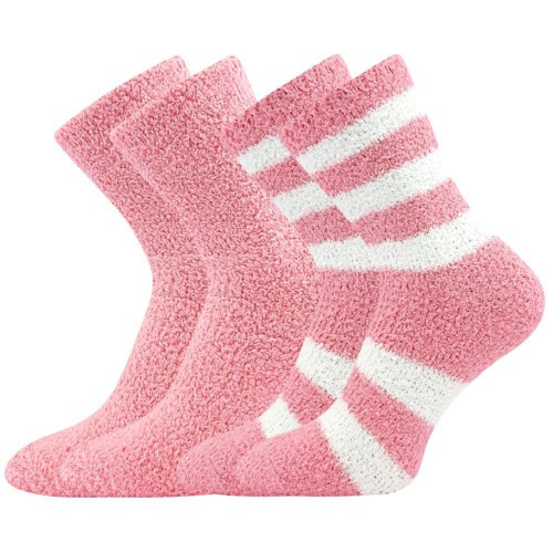 2PACK ponožky Boma domácí růžové (Světlana růžová) S