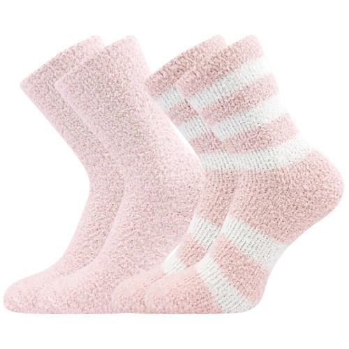 2PACK ponožky Boma domácí světle růžové (Světlana sv.růžová) S