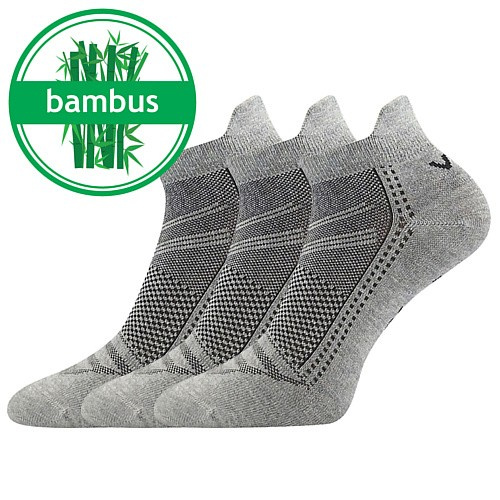 BLAKE kotníkové bambusové ponožky VoXX 39-42 šedá