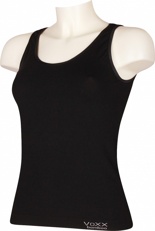 BS-011 dámská bambusová bezešvá košilka VoXX černá L / XL