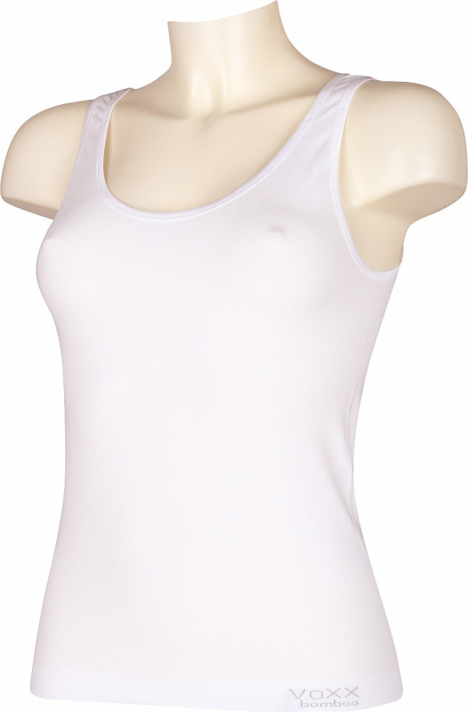 BS-011 dámská bambusová bezešvá košilka VoXX bílá L / XL