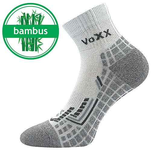 YILDUN kotníkové sportovní bambusové ponožky VoXX 35-38 sv. šedá
