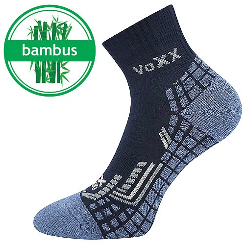 YILDUN kotníkové sportovní bambusové ponožky VoXX 39-42 tm. modrá