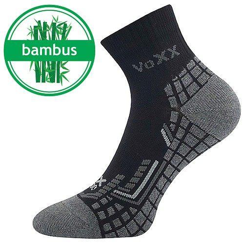 YILDUN kotníkové sportovní bambusové ponožky VoXX 39-42 černá