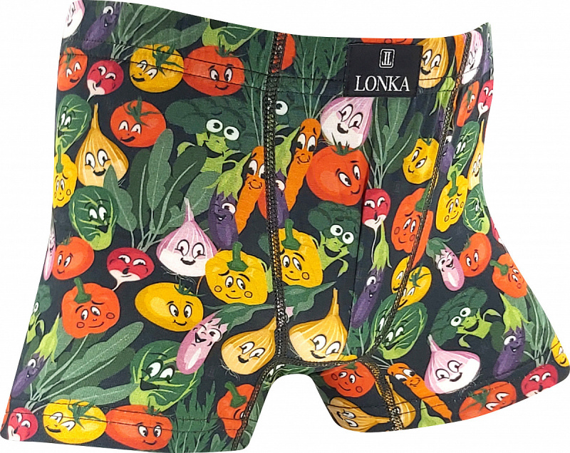 DINGO dětské veselé boxerky Lonka - ZELENINA 146-152