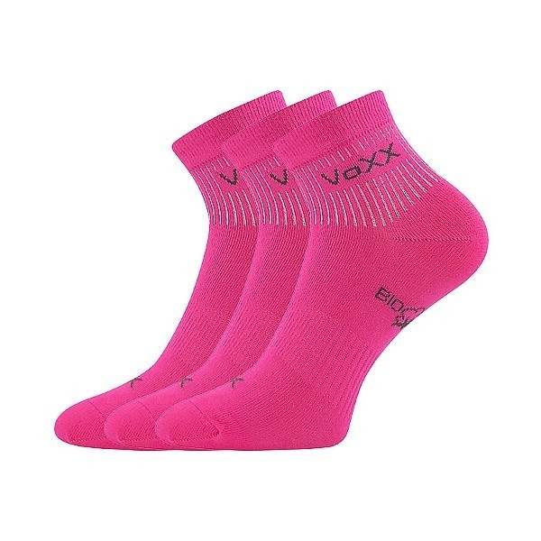 BOBY kotníkové sportovní ponožky z BIO bavlny VoXX 35-38 magenta