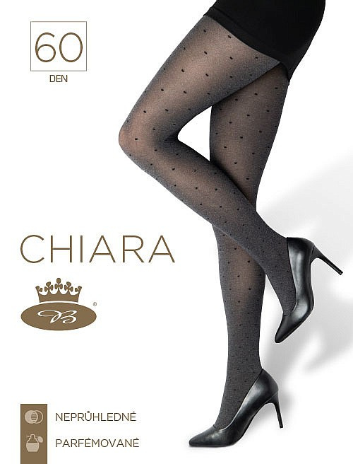 CHIARA 60 DEN punčochové kalhoty Lady B XL