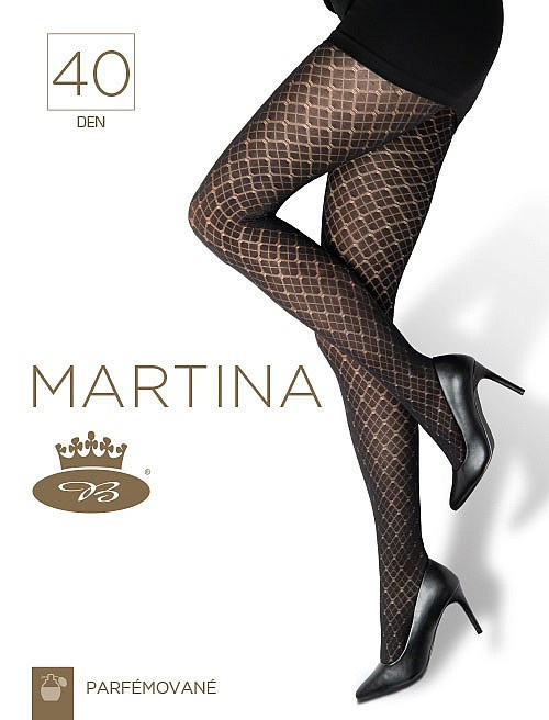 MARTINA 40 DEN punčochové kalhoty Lady B XL