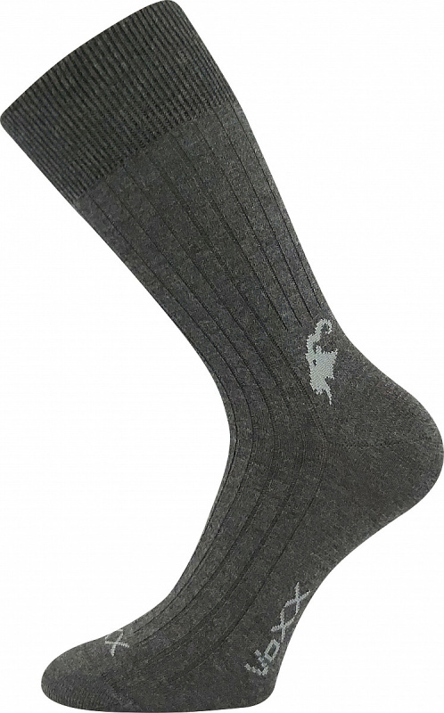 CASHMERE LOVE žebrované ponožky z kašmíru VoXX 43-46 antracit
