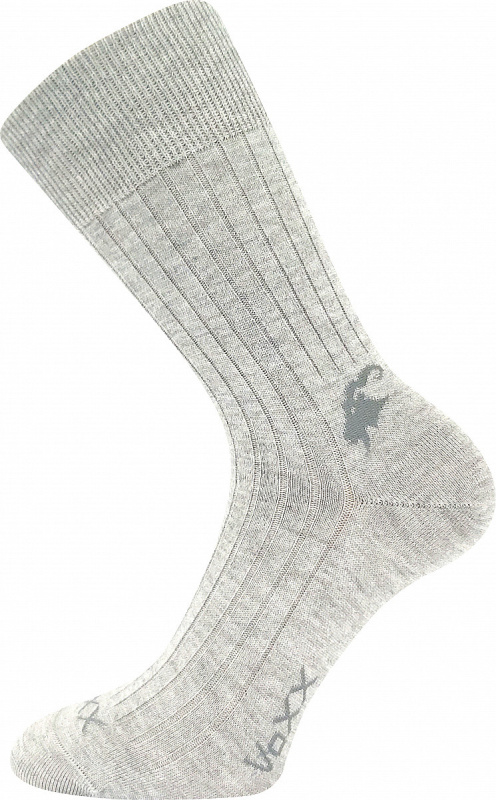CASHMERE LOVE žebrované ponožky z kašmíru VoXX 43-46 šedá
