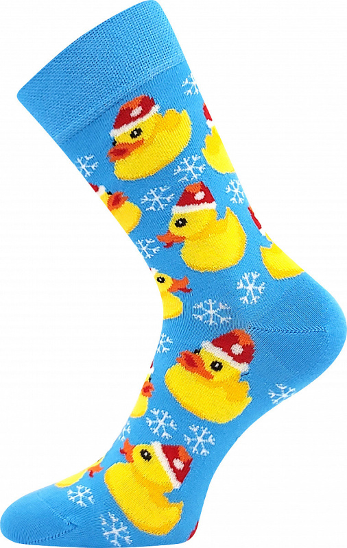 DAMER veselé vánoční ponožky Lonka - KAČENKY 35-38