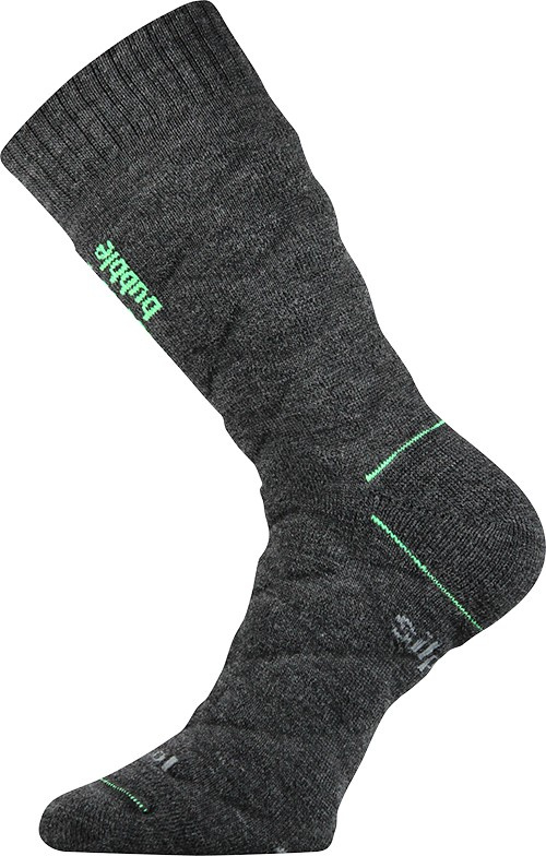 FORCE antibakteriální sportovní merino ponožky se stříbrem VoXX 43-46 tm. šedá