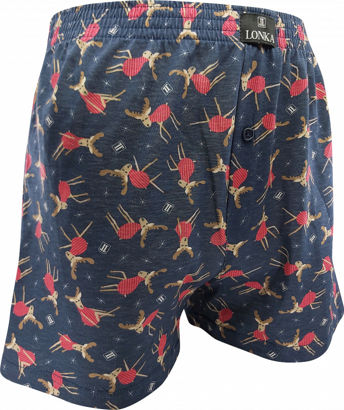 Pánské trenky VoXX vícebarevné (Karlos-reindeer II) 3XL, trenýrky