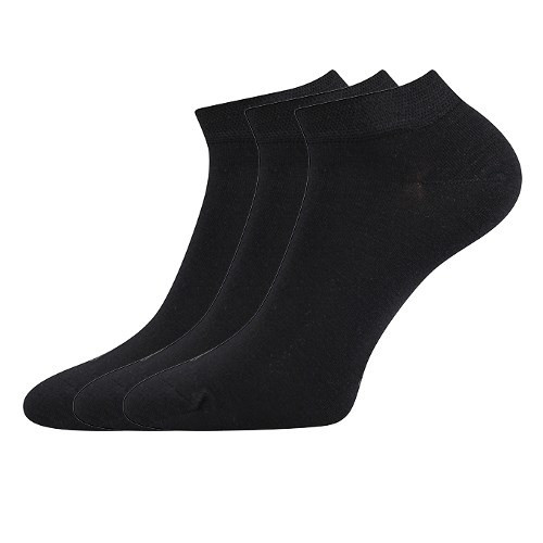 3PACK ponožky Lonka nízké černé (Esi) XL