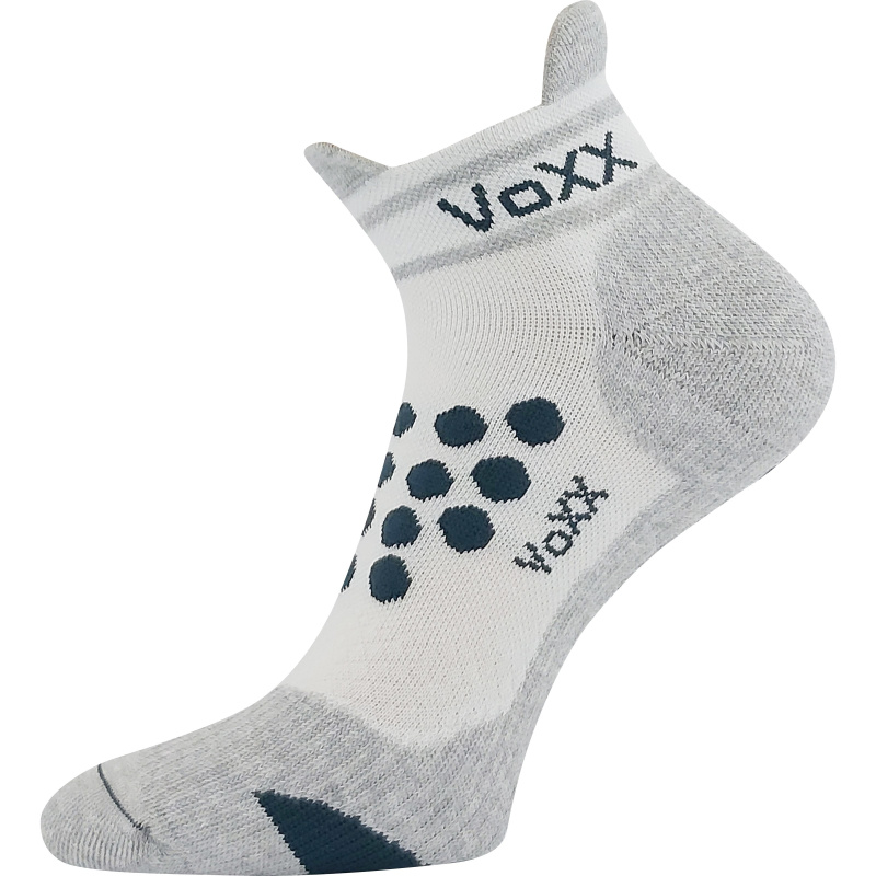 SPRINTER kompresní ponožky se stříbrem VoXX 39-42 bílá / tm. zelená