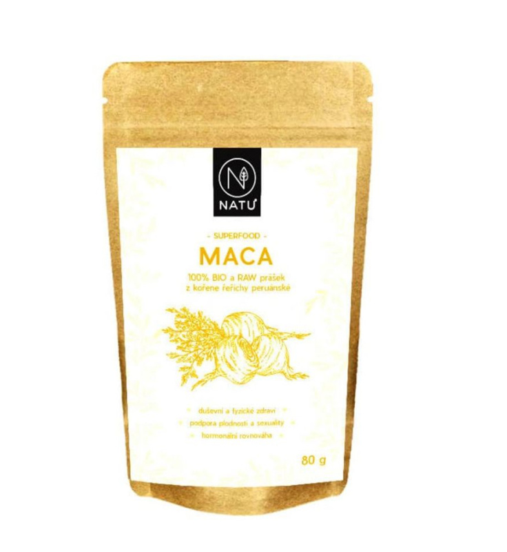 NATU Maca BIO prášek 80 g