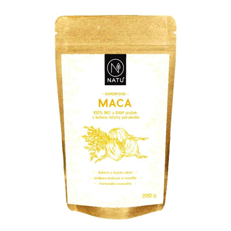NATU Maca BIO prášek 200 g