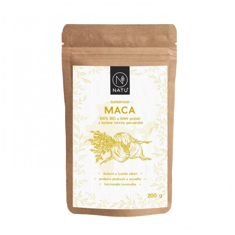 NATU Maca BIO prášek 200 g