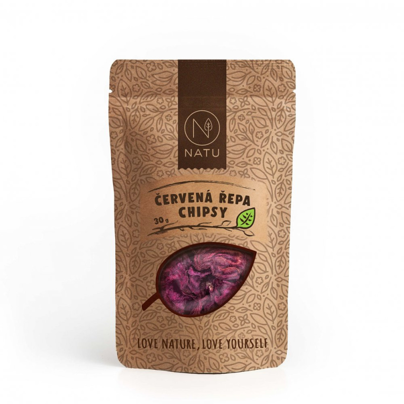 NATU Červená řepa chipsy 30g