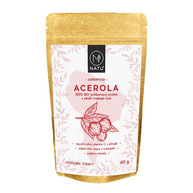 NATU Acerola prášek Bio 60 g