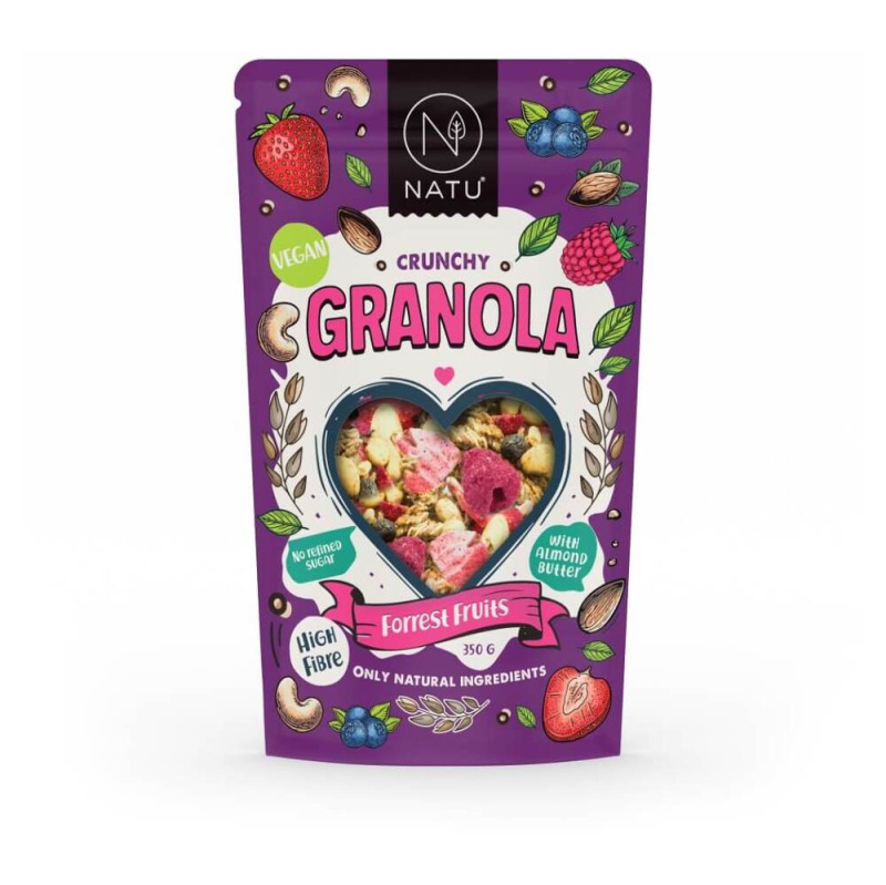 NATU Granola Lesní plody 350g