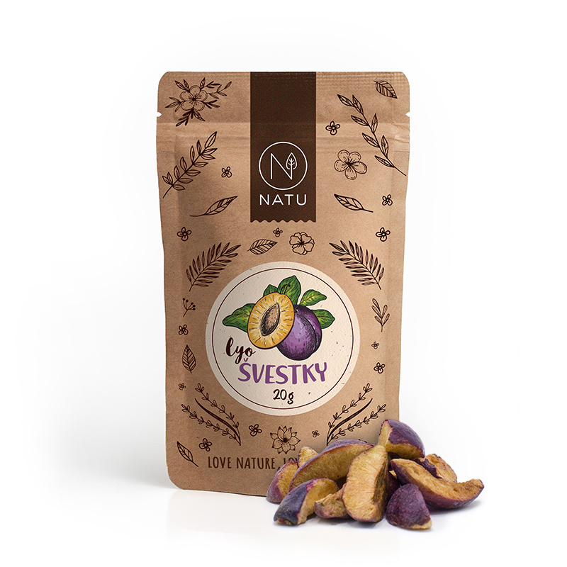 NATU Lyofilizovaná švestka 20 g