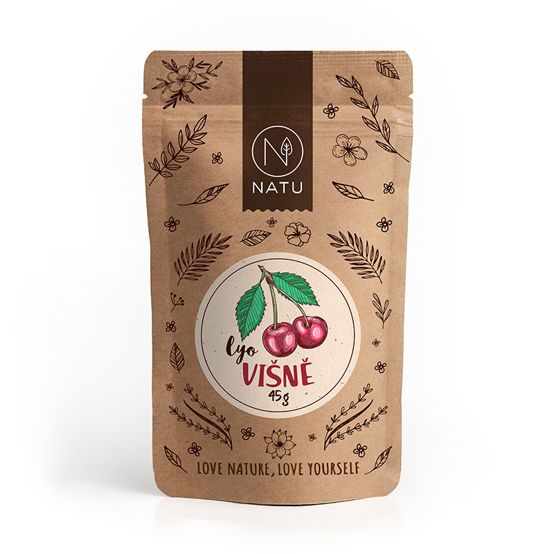 NATU Lyofilizované višně 45 g