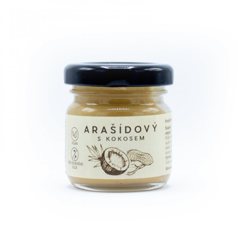 NATU Mini arašídový krém s kokosem 30g