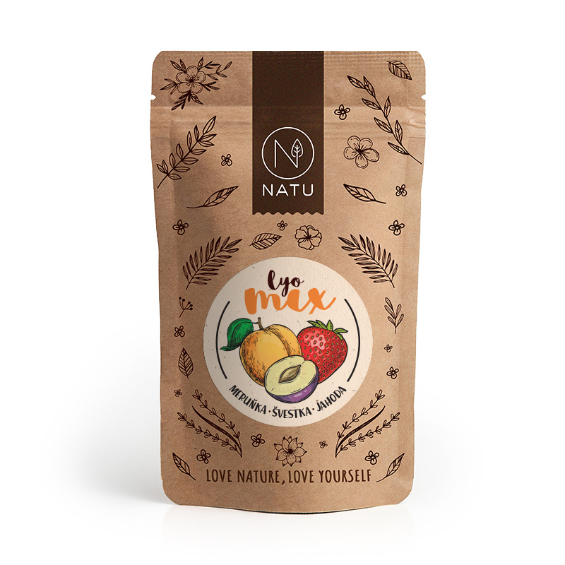 NATU Lyo mix meruňka a švestka 30g