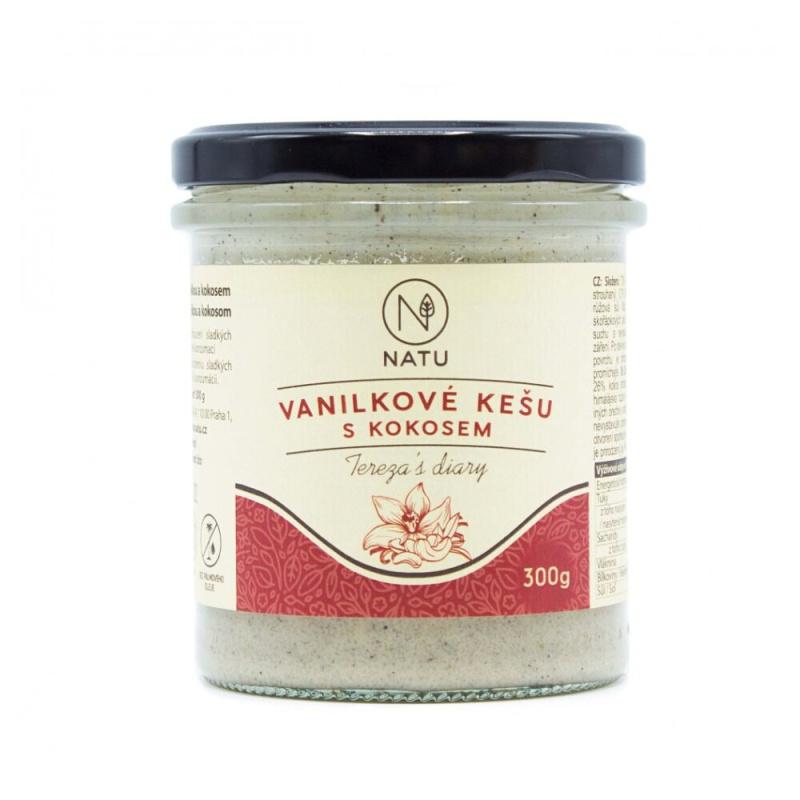 NATU Vanilkové kešu s kokosem 300g