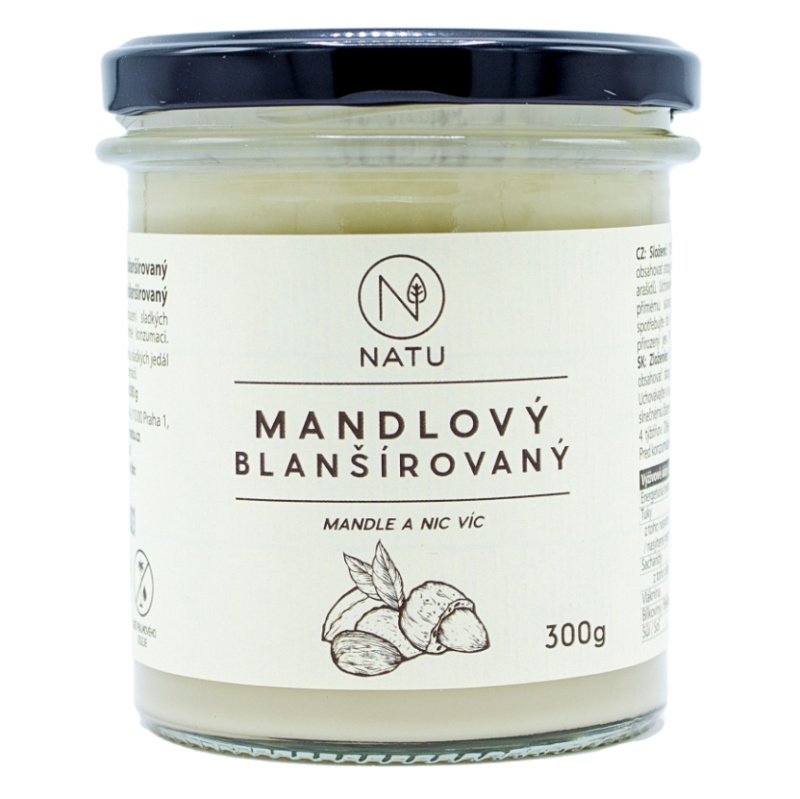 NATU Mandlový krém blanšírovaný 300g