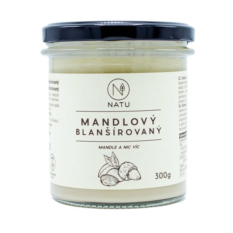 NATU Mandlový krém blanšírovaný 300g