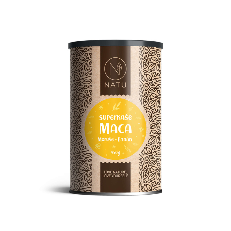 Superkaše MACA s moruší a banánem 450g