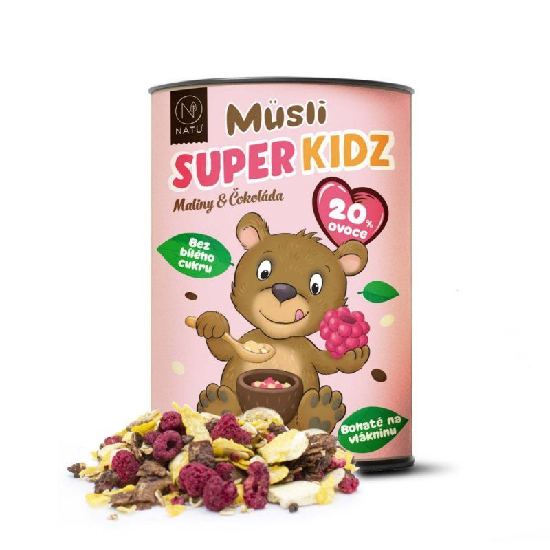 Super Kidz Müsli Maliny a čokoláda 300g