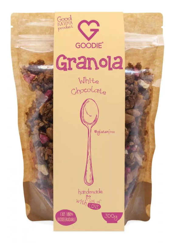 GOODIE Granola - Bílá čokoláda 300 g