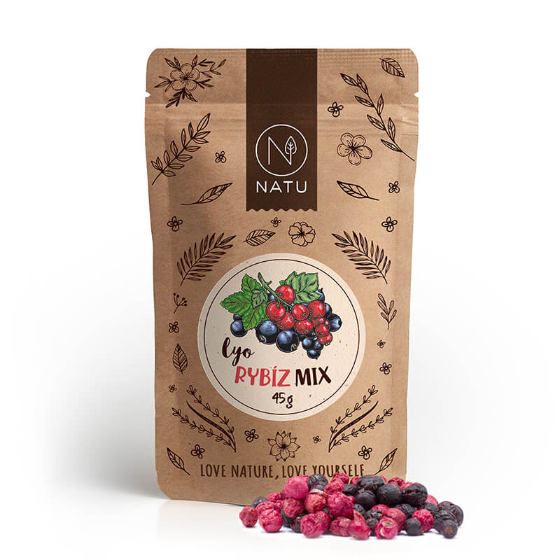 NATU Lyo mix rybíz 45g