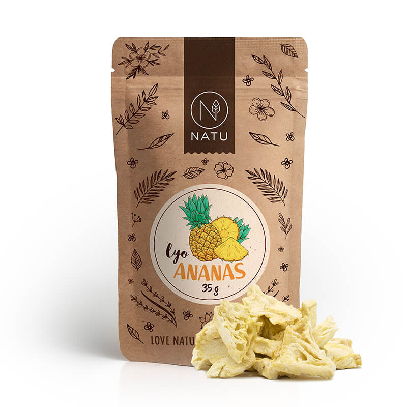 NATU Lyofilizovaný ananas 35g