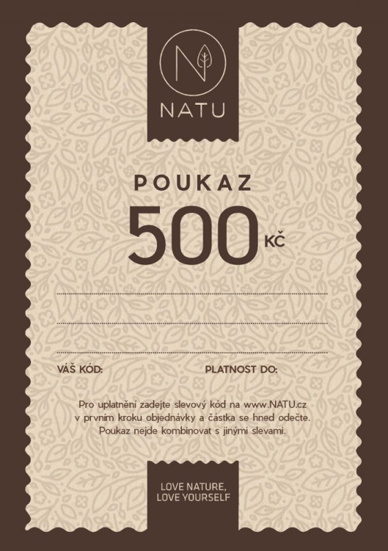 Elektronický dárkový poukaz 500 Kč