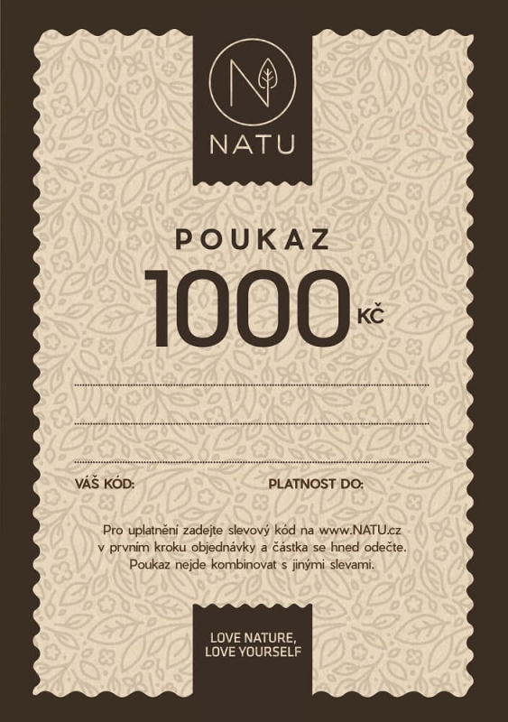 Elektronický dárkový poukaz 1000 Kč
