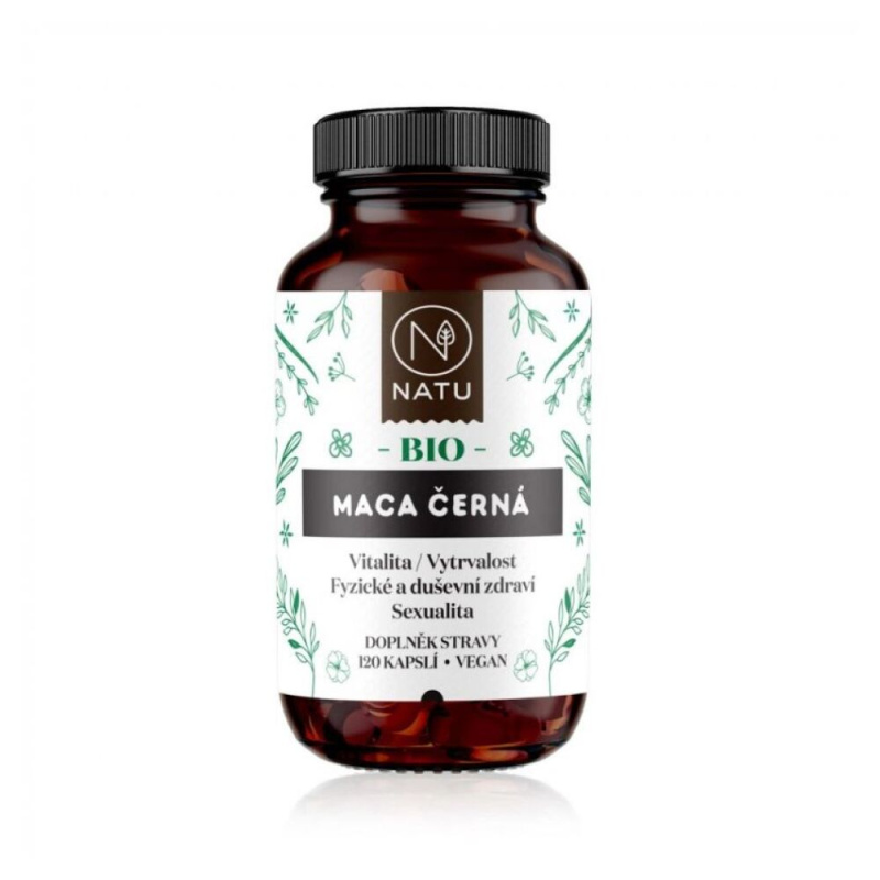 NATU BIO Maca černá 120 kapslí