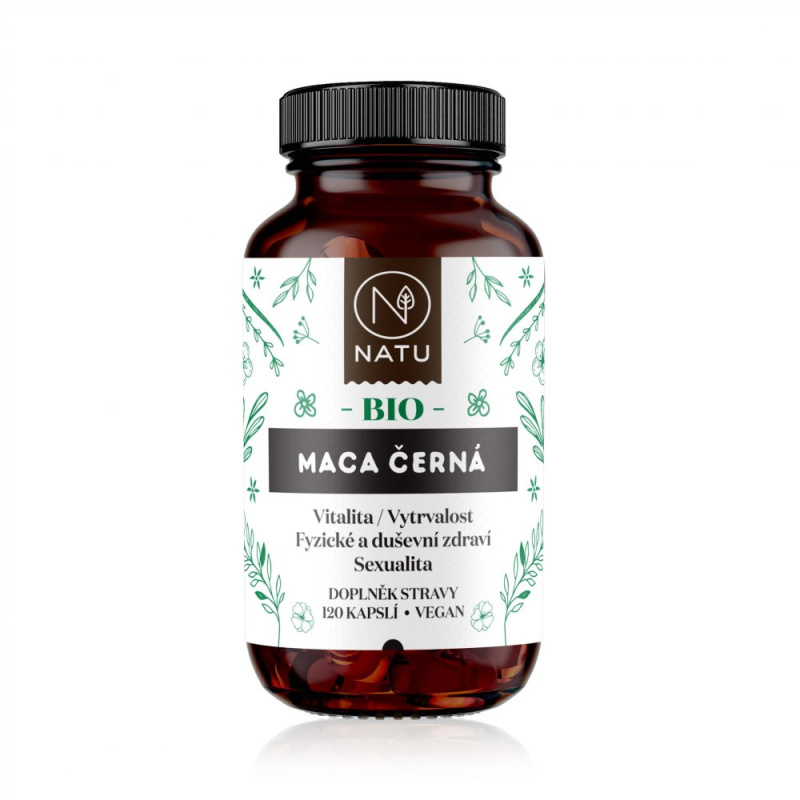 NATU BIO Maca černá 120 kapslí