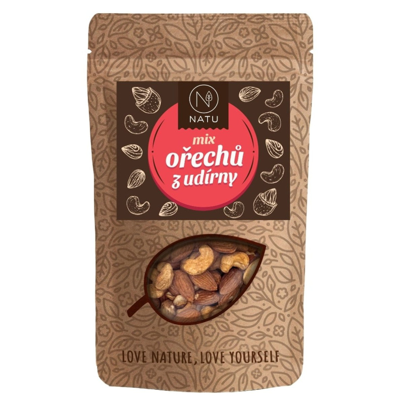 NATU Mix ořechů z udírny 200g