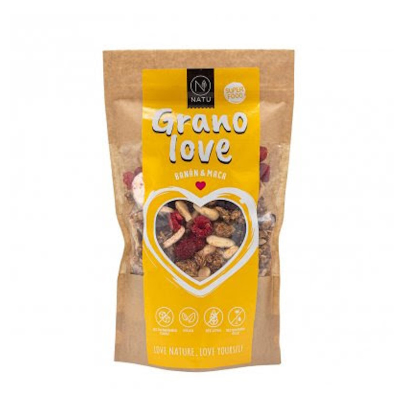NATU Granola Banán a maca 370g