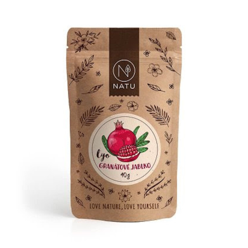 NATU Lyofilizované granátové jablko 40g