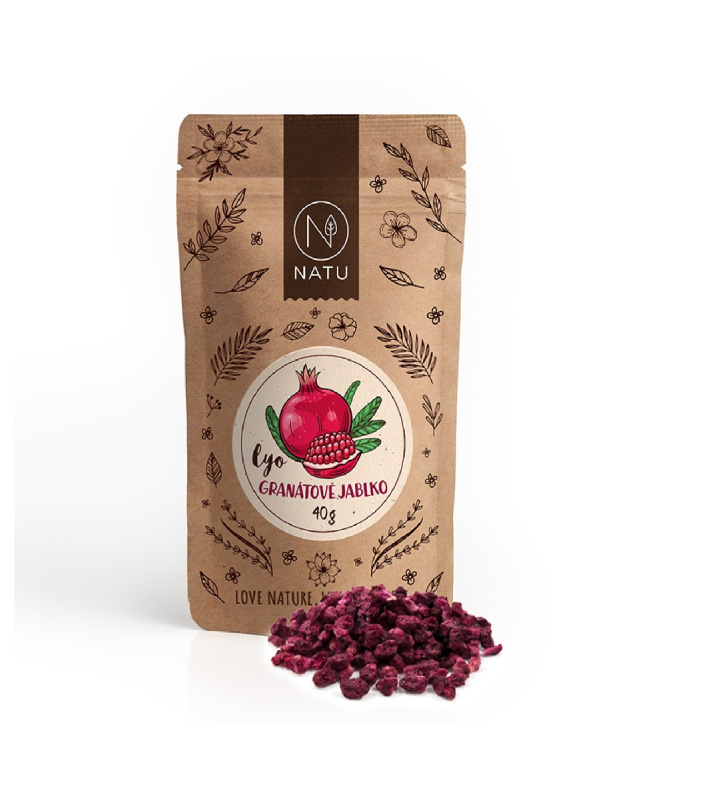 NATU Lyofilizované granátové jablko 40g