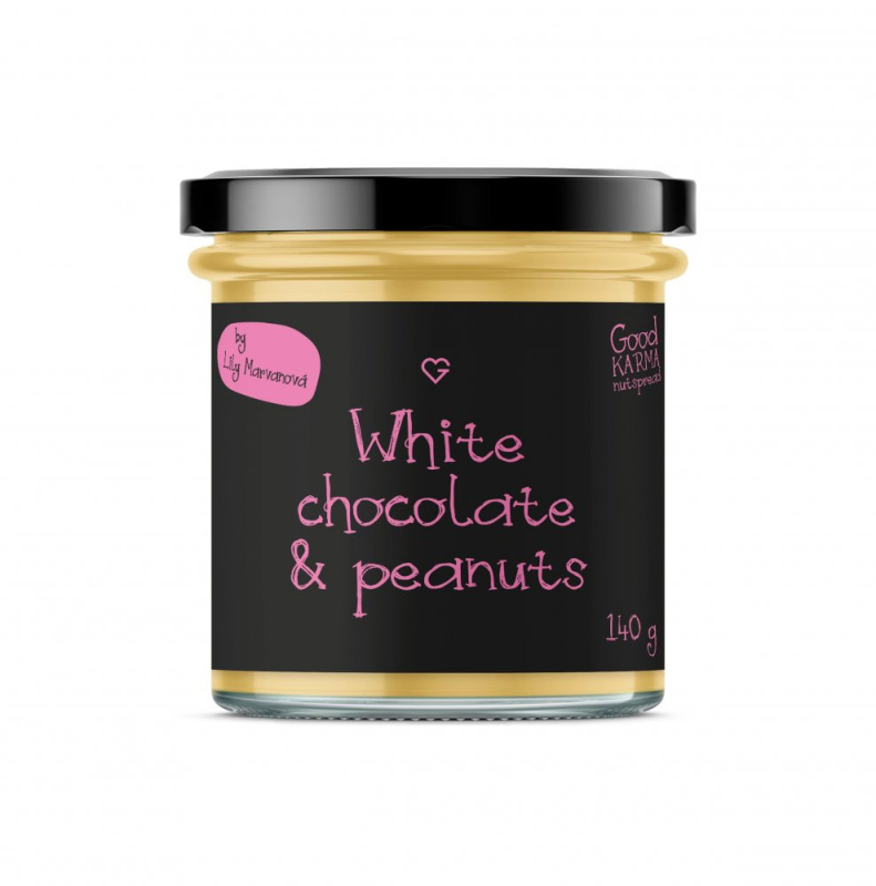Goodie White chocolate & Peanuts by Lily Marvanová 140 g