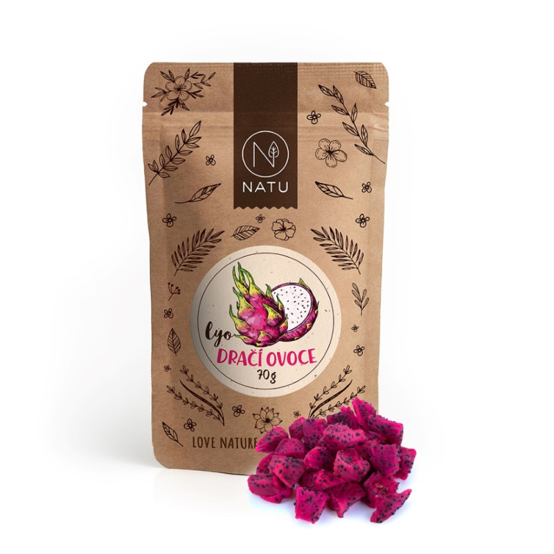 NATU Lyofilizované dračí ovoce 70g